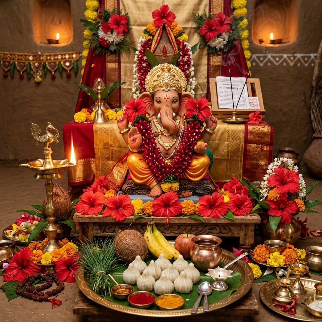 Avanish Kumar Pandey North Indian Hindi pandit performing Namakaran naming ceremony