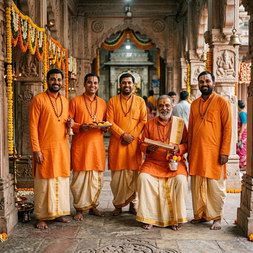 Avanish Kumar Pandey North Indian Hindi pandit performing puja in Bangalore